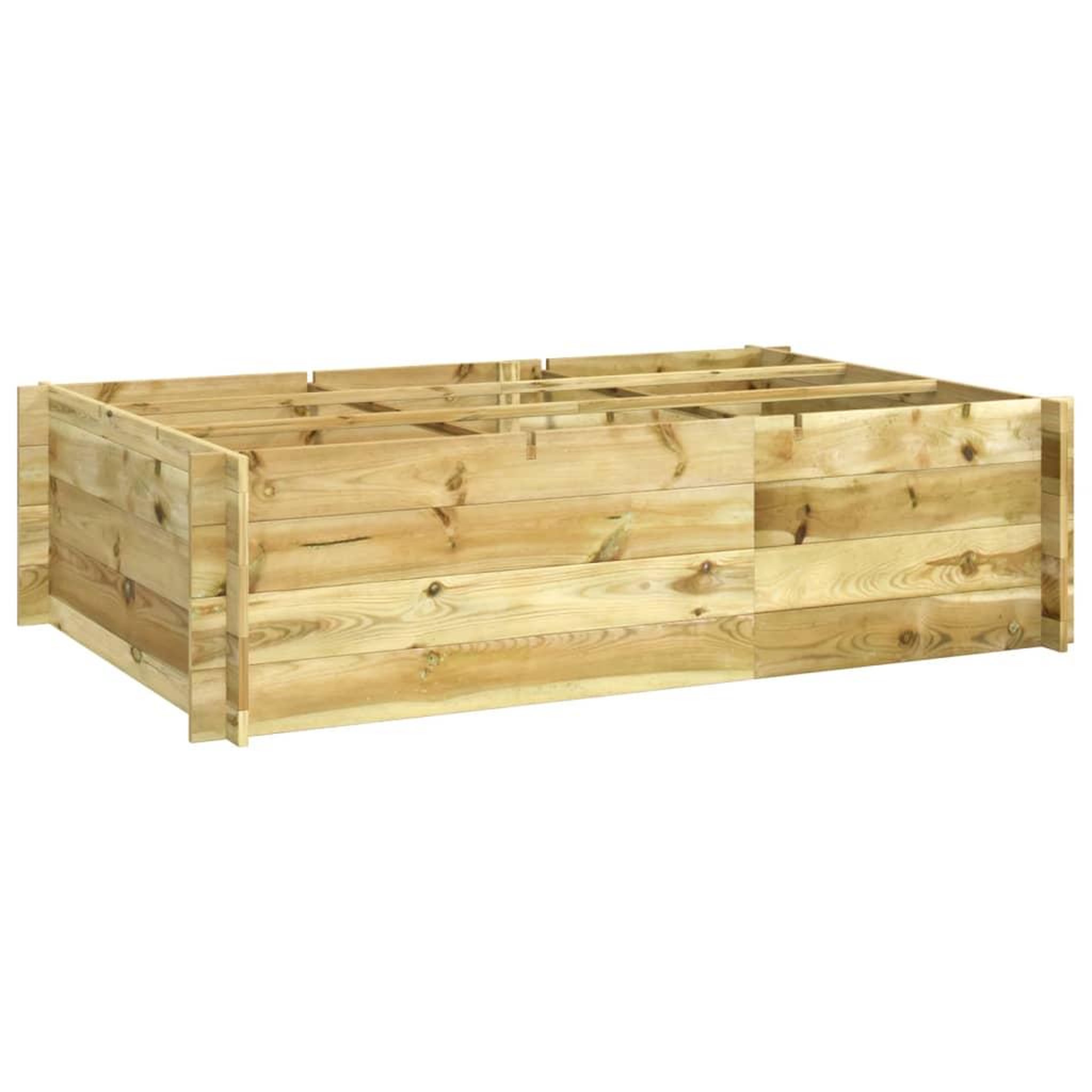 Voir la diapositive 1 : VIDAXL Lit sureleve 150x100x40 cm bois impregne