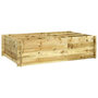 Voir la diapositive 1 : VIDAXL Lit sureleve 150x100x40 cm bois impregne