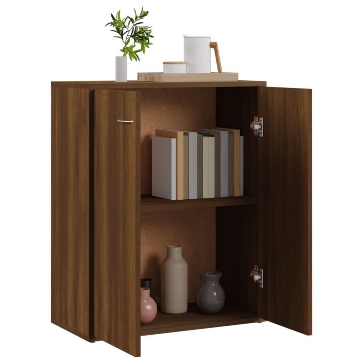 VIDAXL Buffet Chene marron 60x30x75 cm Bois d'ingenierie