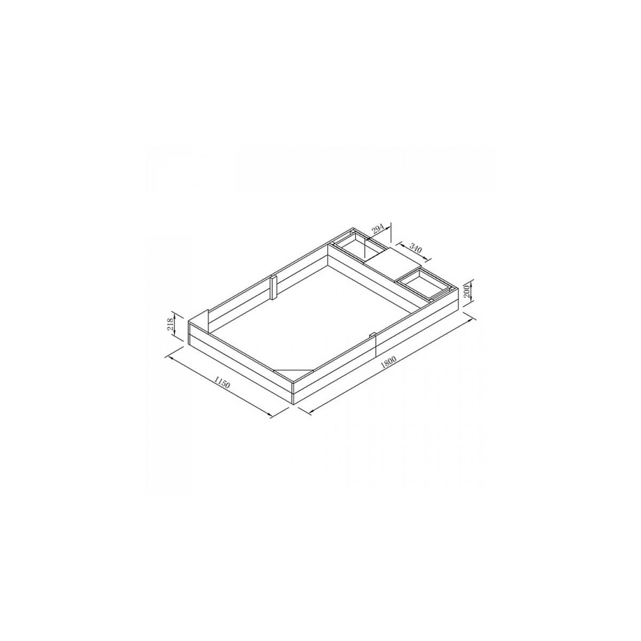 Voir la diapositive 2 : Axi House AXI Kelly Bac a sable avec bancs et containers Anthracite Marron