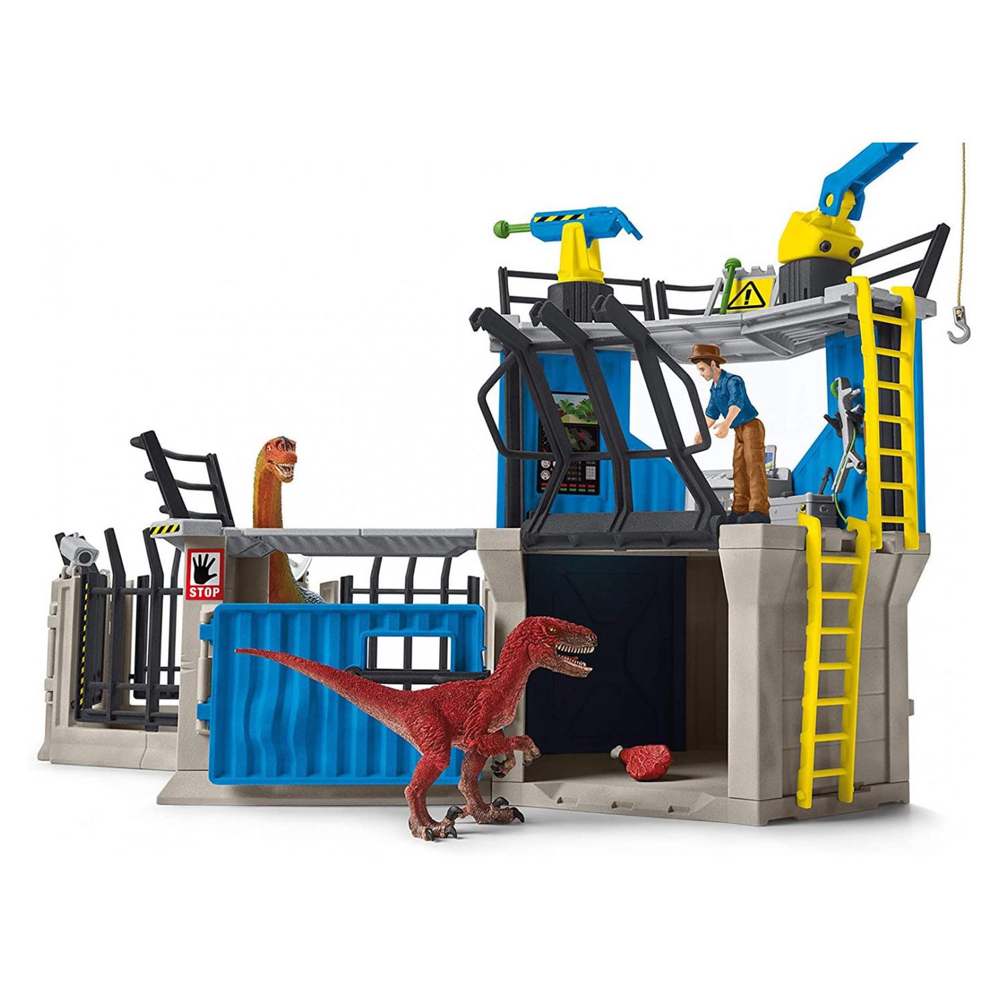 Voir la diapositive 2 : Schleich Grande station de recherche Dinosaurs