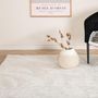 Voir la diapositive 3 : Paris Prix Tapis Design Uni  Blanca  160x230cm Blanc