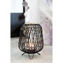 Voir la diapositive 4 : Paris Prix Lanterne Déco  Bambou sur Pied  57cm Noir