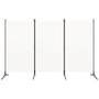 Voir la diapositive 2 : VIDAXL Cloison de separation 3 panneaux Blanc 260x180 cm Tissu