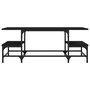 Voir la diapositive 4 : VIDAXL Table basse noir 100x50,5x40 cm bois d'ingenierie