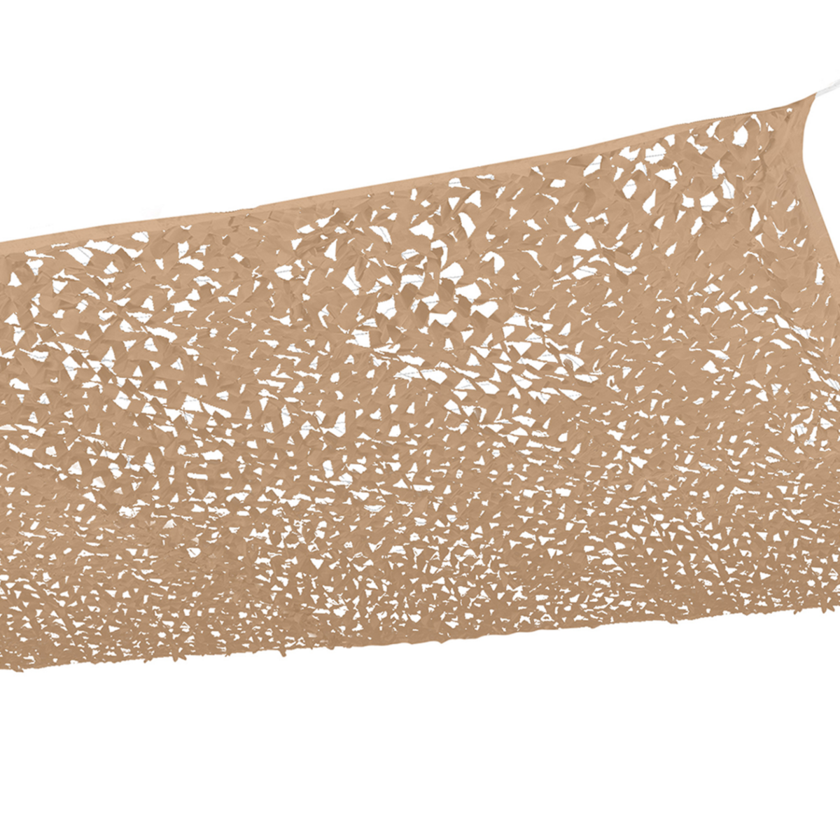 ID MARKET Voile d'ombrage rectangulaire design ombrière camouflage 4x6 M sable