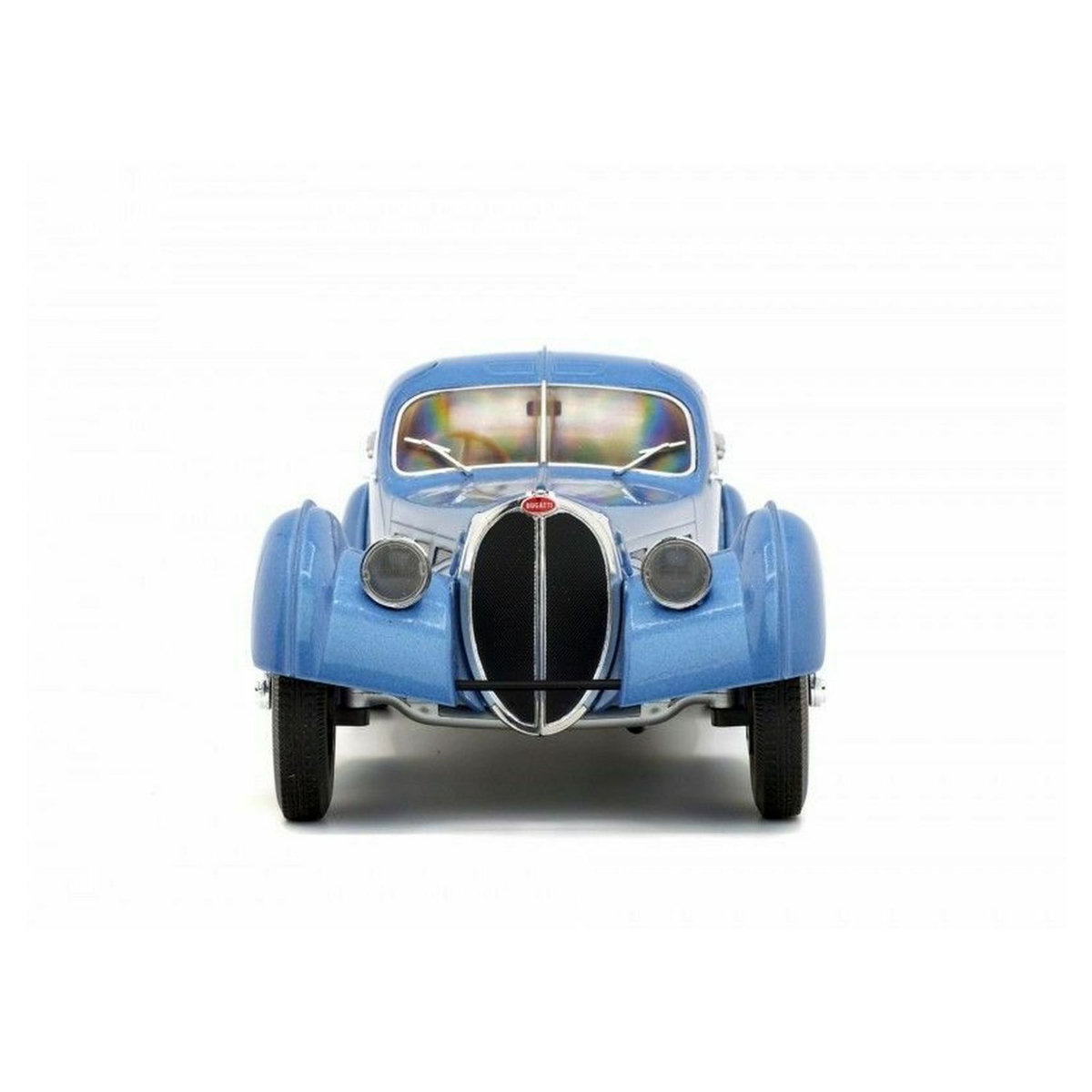 SOLIDO Voiture miniature Bugatti Atlantic 1937 gris bleu métallisé-1/18éme