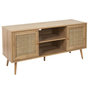 Voir la diapositive 2 : Paris Prix Meuble TV 2 Portes & 2 Niches  Bali  115cm Naturel
