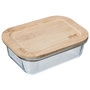 Voir la diapositive 1 : FIVE Bocal en Verre  Bambou  0,38L Transparent