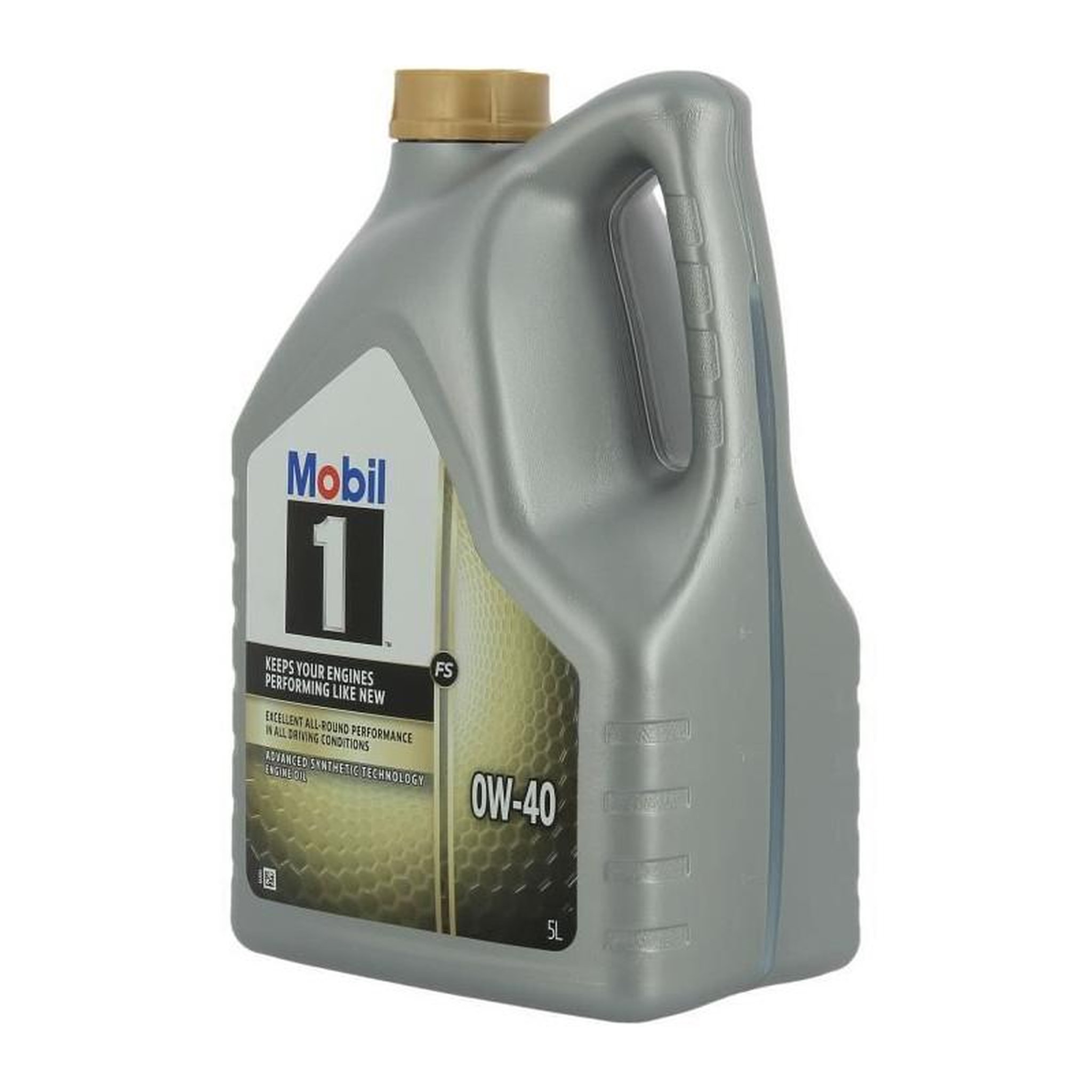 Voir la diapositive 4 : MOBIL Bidon huile de moteur - MOBIL1 - 0W-40 FS - 5 L - 4 saisons