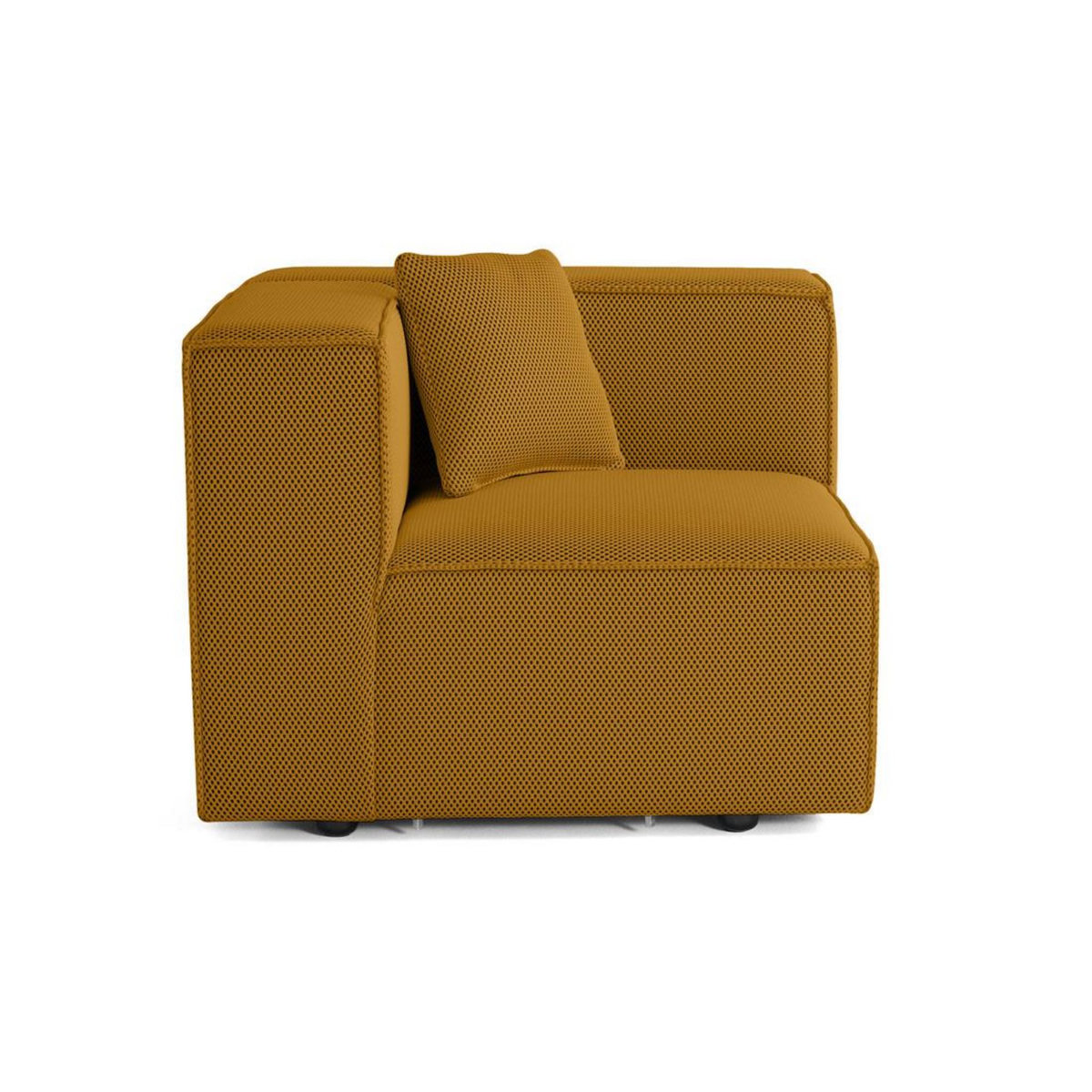 LISA DESIGN Arty - module d'assise droit - en tissu mailles 3d