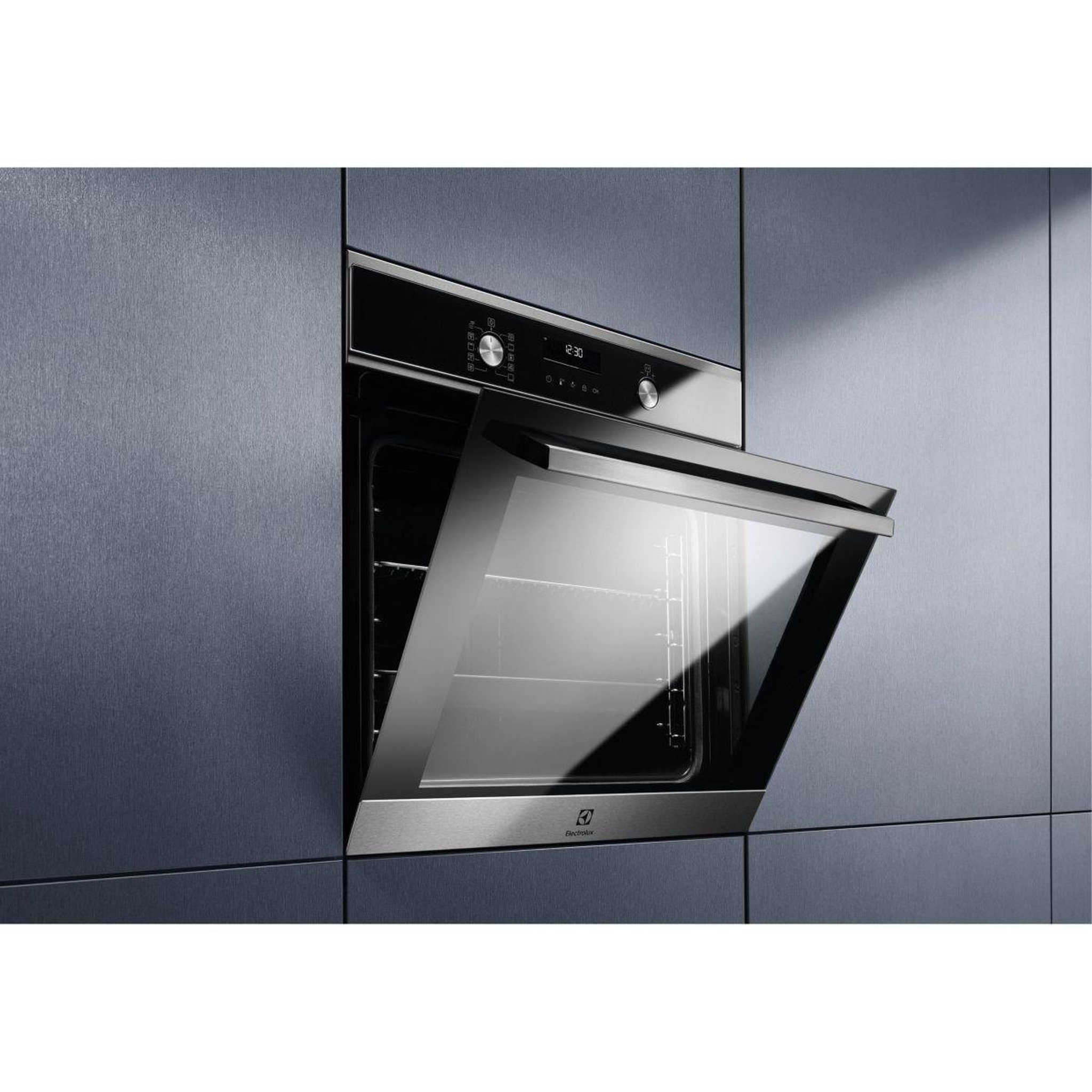 Voir la diapositive 2 : ELECTROLUX Four encastrable eof6p46vx0 pyrolyse chaleur tournante 72l noir et inox