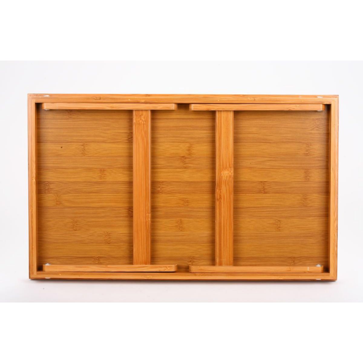 SECRET DE GOURMET Plateau petit déjeuner en bambou avec pieds - 51 x 38 cm