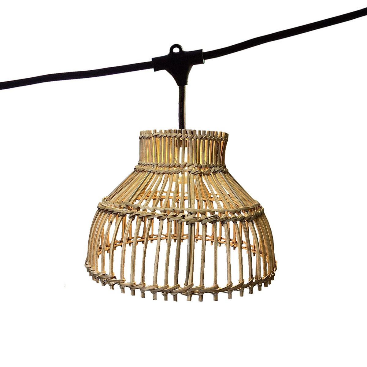 Lumisky Guirlande lumineuse AMELIA Marron Rotin 6m