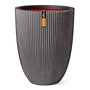 Voir la diapositive 2 : CAPI Capi Vase elegant Groove 34x46 cm anthracite