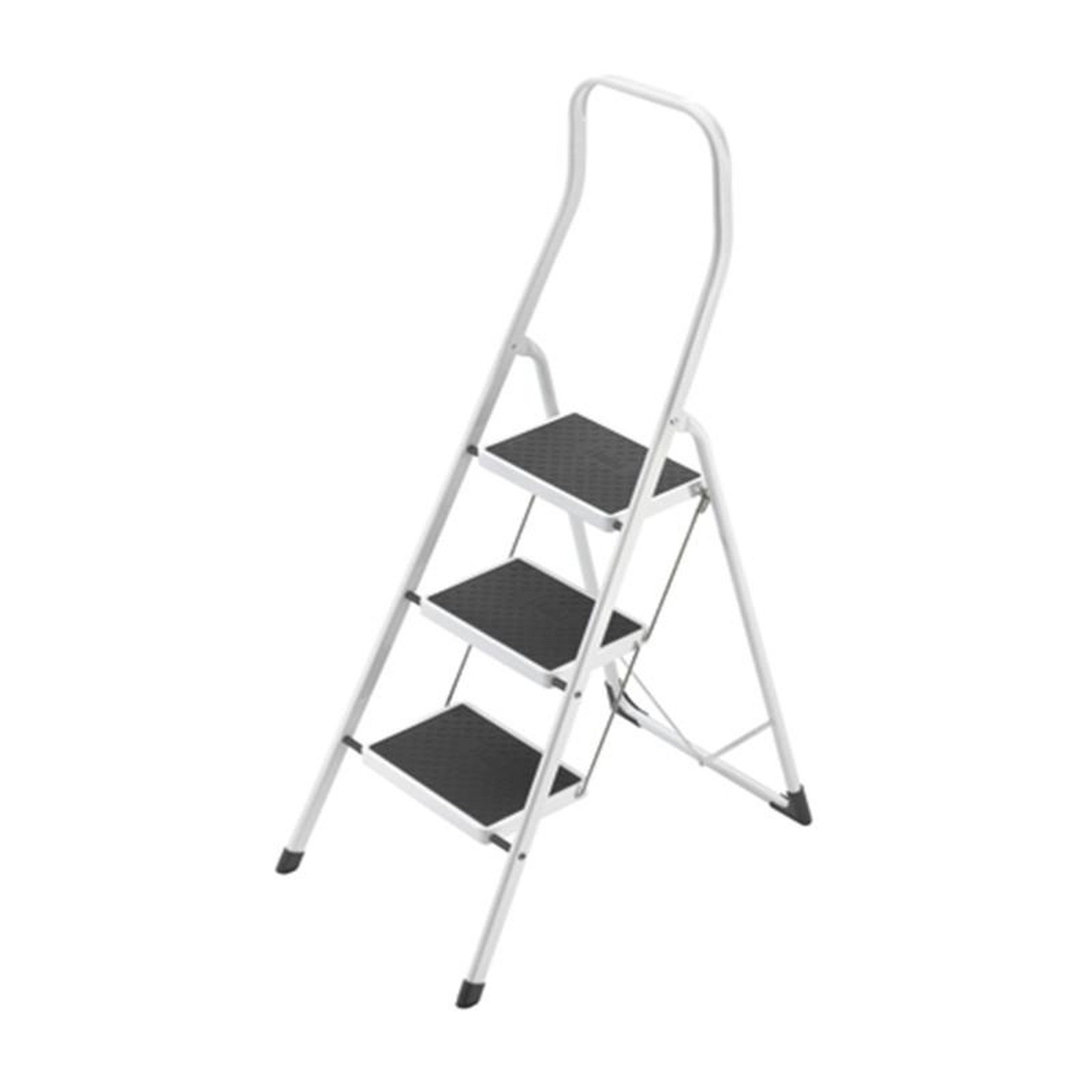 HAILO Marche pied 3 marches design pliable en acier Hailo Safety