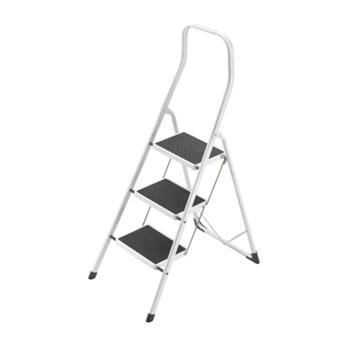 HAILO Marche pied 3 marches design pliable en acier Hailo Safety