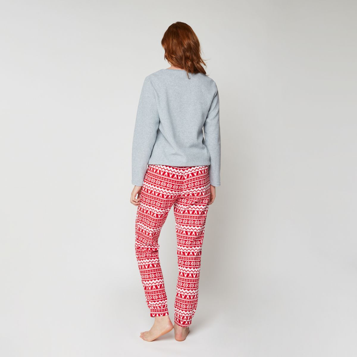 INEXTENSO Pyjama de noël rouge femme