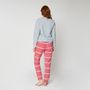 Voir la diapositive 2 : INEXTENSO Pyjama de noël rouge femme