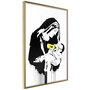 Voir la diapositive 1 : Paris Prix Affiche Murale Encadrée  Banksy Toxic Mary