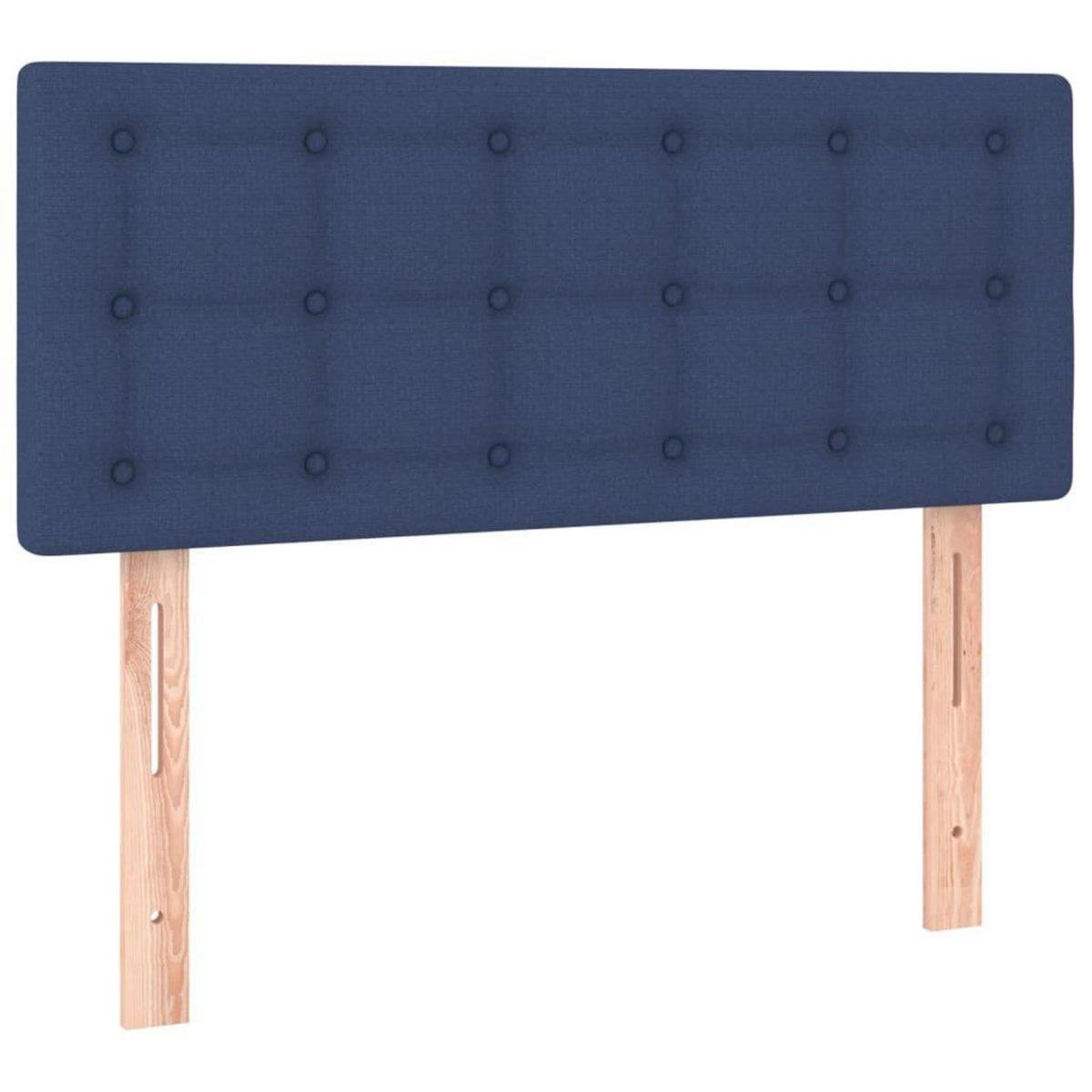 VIDAXL Tete de lit a LED Bleu 80x5x78/88 cm Tissu