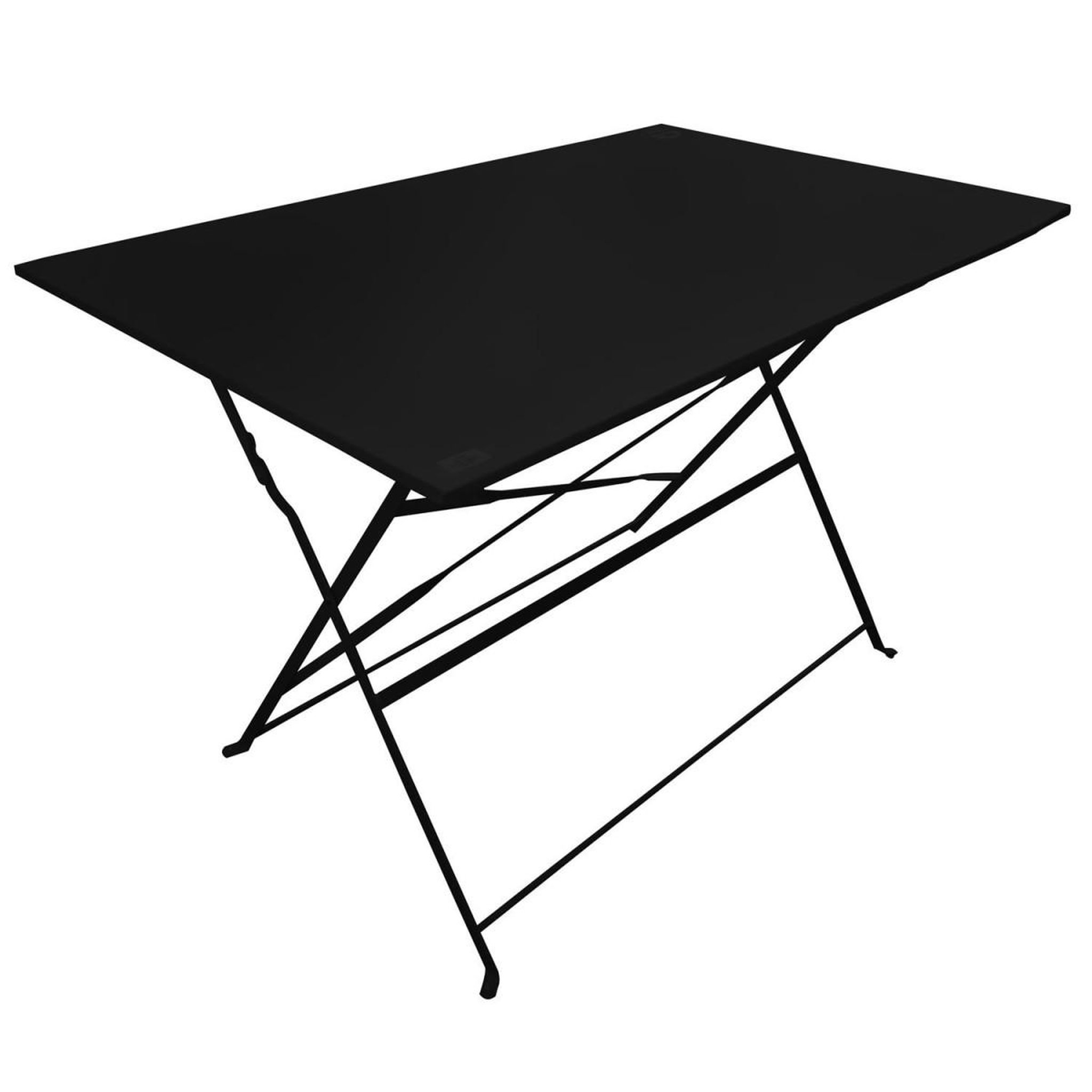 The Home Deco Factory Table de jardin pliante  palerme  110cm noir