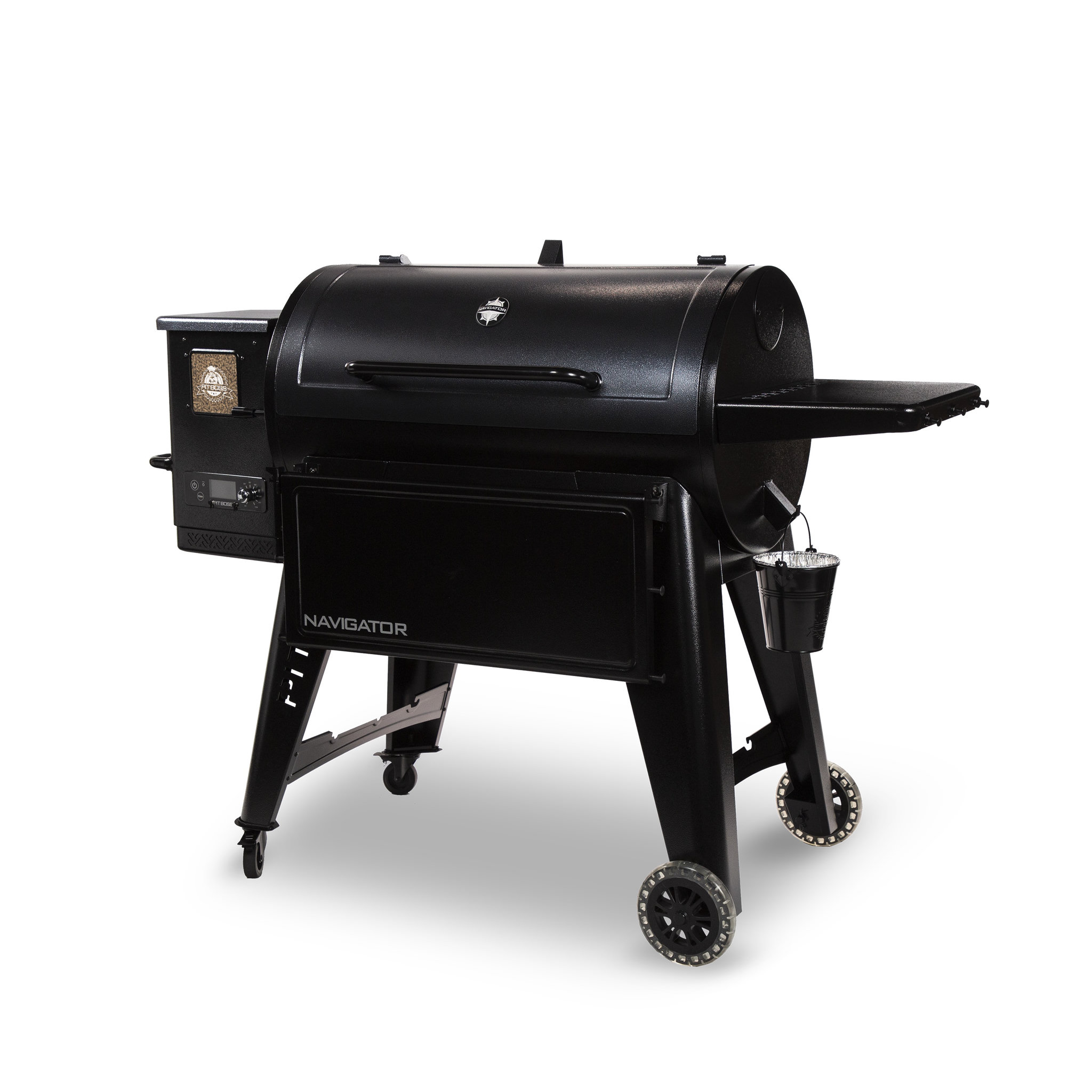 Voir la diapositive 5 : Barbecue à pellets - Fone emaillé - Pit Boss Navigator