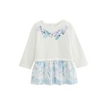 Petit Béguin Robe enfant en molleton Polarmoon. Coloris disponibles : Bleu