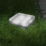 Voir la diapositive 5 : ID MARKET Lot de 8 pavés solaires en verre 4 LEDS blanches éclairage de jardin