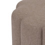 Voir la diapositive 3 : ATMOSPHERA Pouf design floral en tissu - Beige