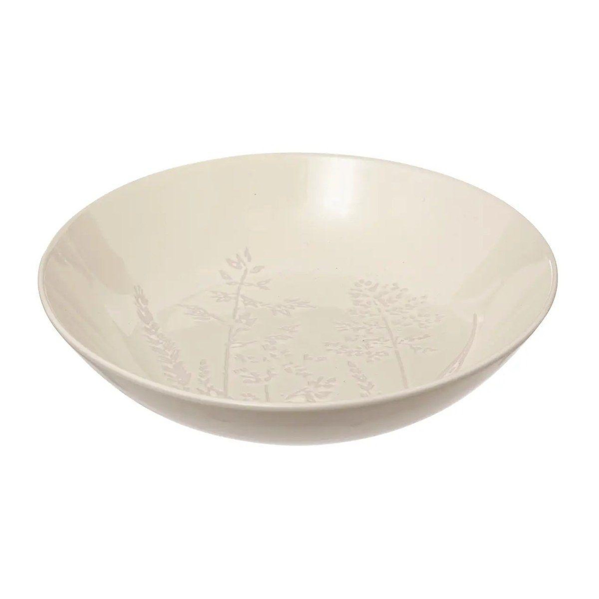 SECRET DE GOURMET Lot de 6 assiettes creuses  elsa  20cm blanc