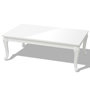 Voir la diapositive 2 : VIDAXL Table basse 115x65x42 cm Blanc brillant