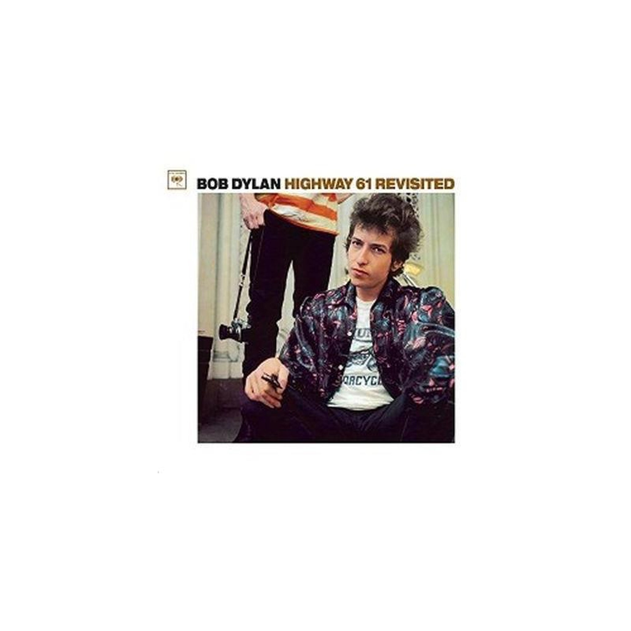 SONY Vinyle bob dylan highway 61 revisited – jaquette artistique avec portrait et texte