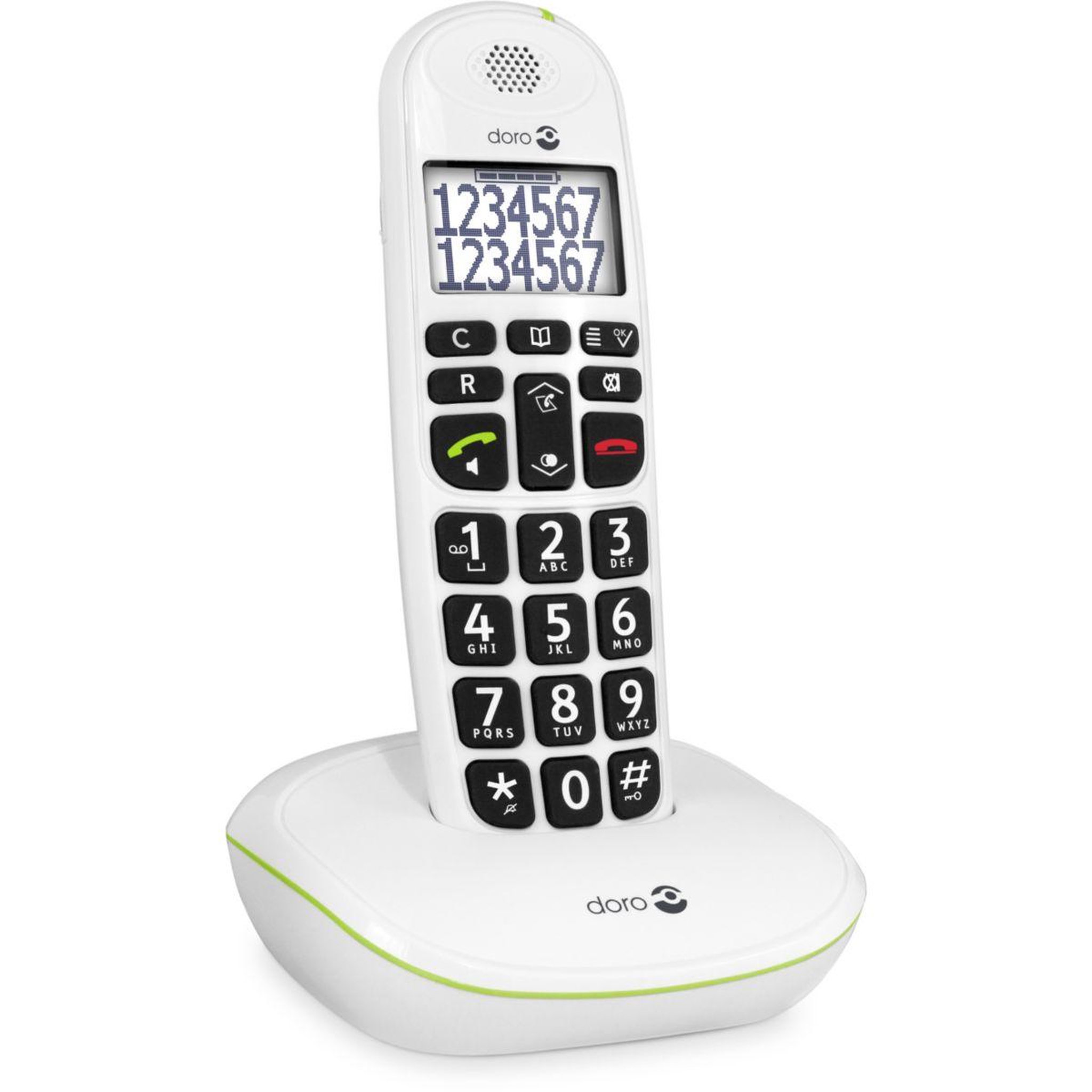 Voir la diapositive 4 : Doro Téléphone sans fil Phone Easy 110 Blanc