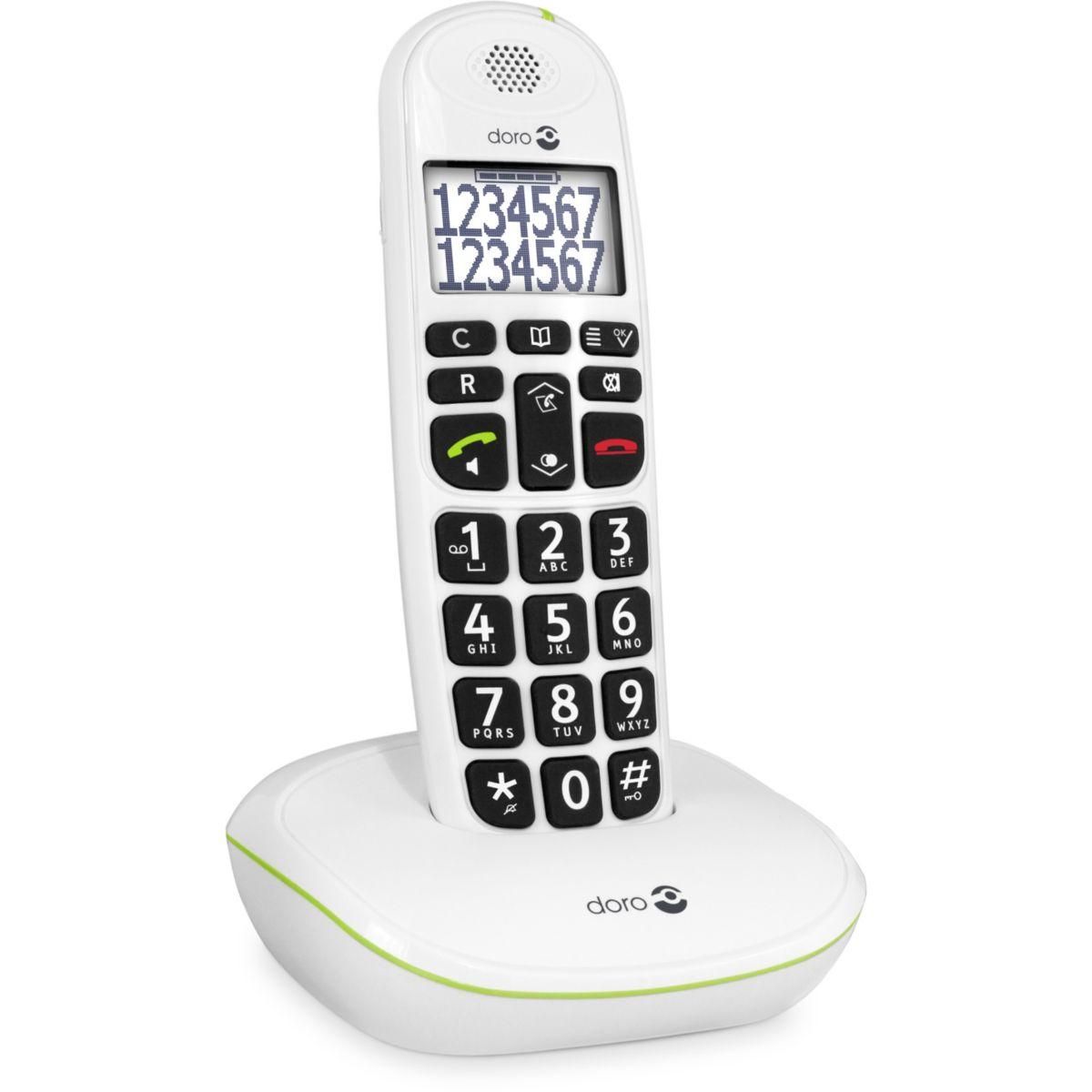 Doro Téléphone sans fil Phone Easy 110 Blanc