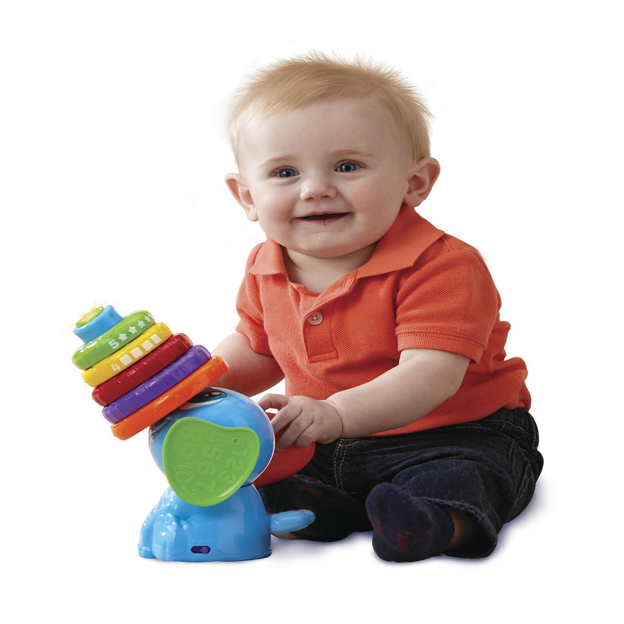Voir la diapositive 2 : VTECH Empilo Eléphanteau rigolo 