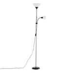 Paris Prix Lampadaire 2 Spots  Bagasi  178cm Gris