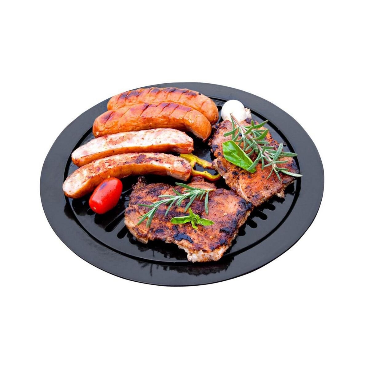 ALPENTECH Plaque grill pour réchauds à gaz portable cuisson Grille anti  adhesive Récupération graisses pas cher 