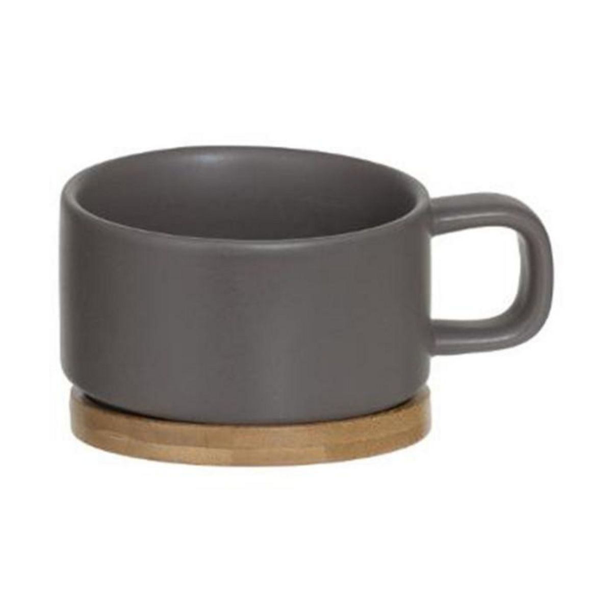SECRET DE GOURMET Théière avec Tasse  Nature  40cl Taupe