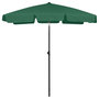 Voir la diapositive 1 : VIDAXL Parasol de plage vert 180x120 cm
