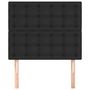 Voir la diapositive 3 : VIDAXL Tetes de lit 2 pcs Noir 90x5x78/88 cm Similicuir