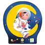 Voir la diapositive 2 : Djeco - Puzzle 36 Pcs - un astronaute dans la lune