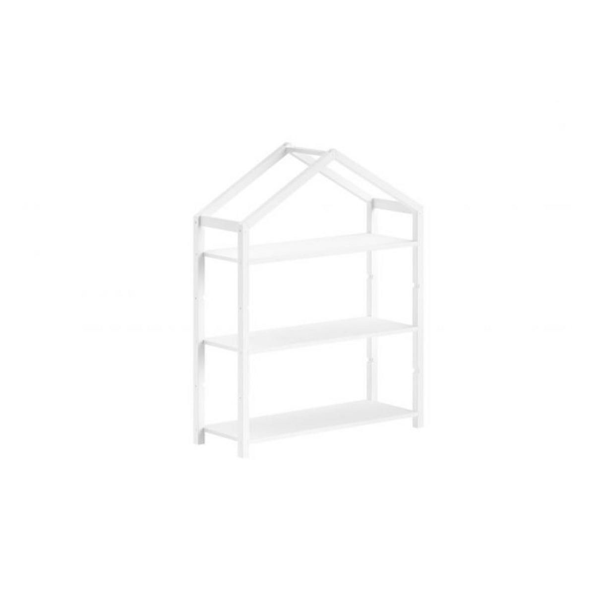 Vipack Bibliothèque DALLAS blanche - Étagères modernes