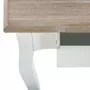 ATMOSPHERA Table de chevet Chrysa - L. 47 x H. 65 cm - Blanc