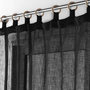Voir la diapositive 2 : Paris Prix Rideau Voilage à Œillets  Minalisa  140x240cm Noir
