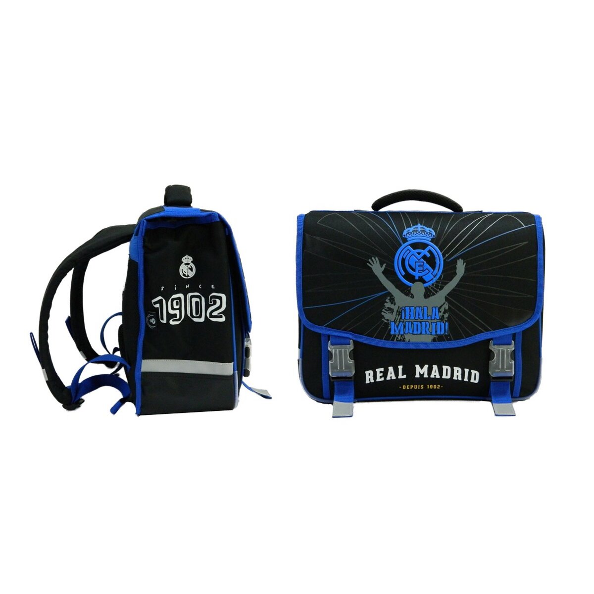 Cartable 41cm - 2 compartiments - Real Madrid