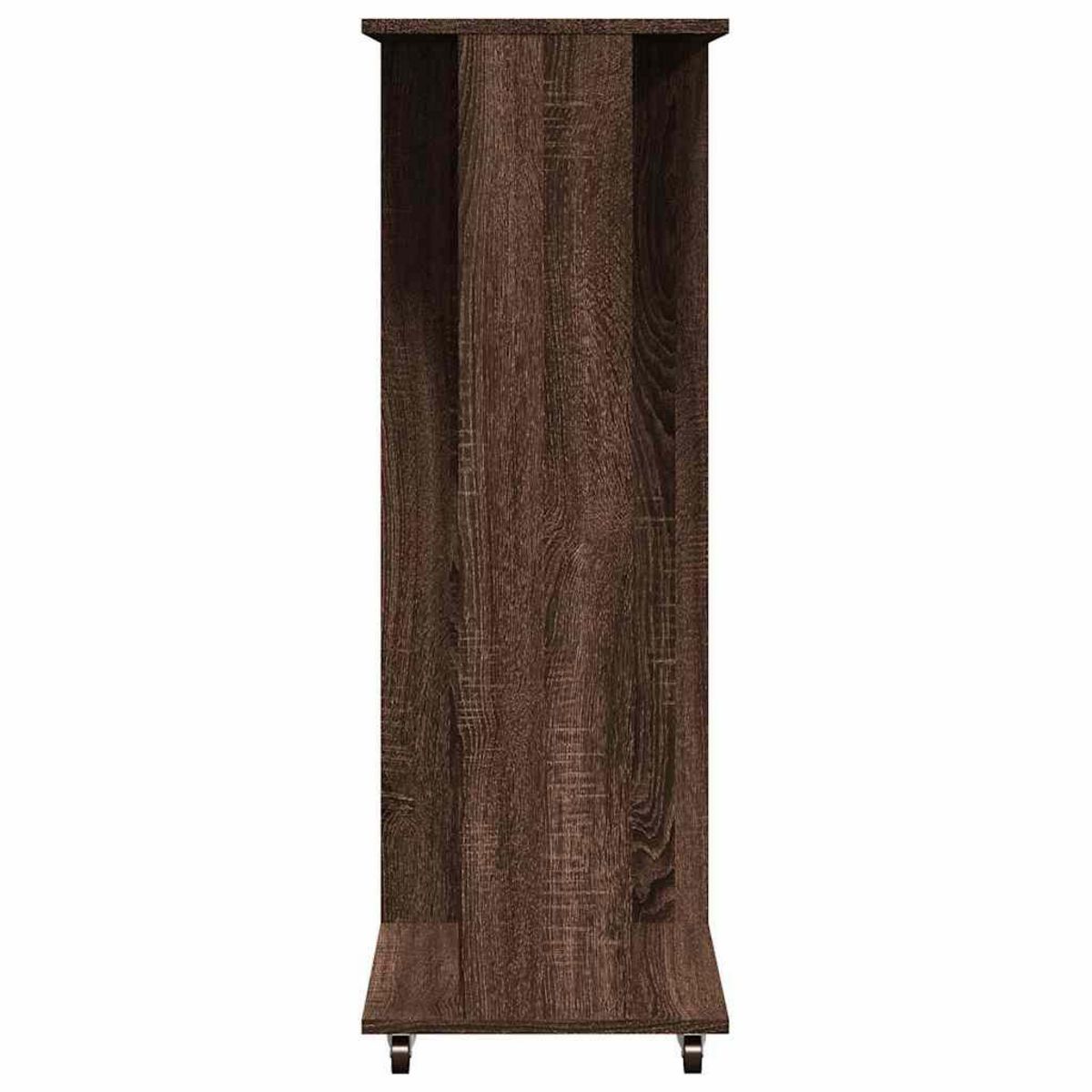 VIDAXL Garde-robe avec roues chene marron 102x38x110cm bois ingenierie