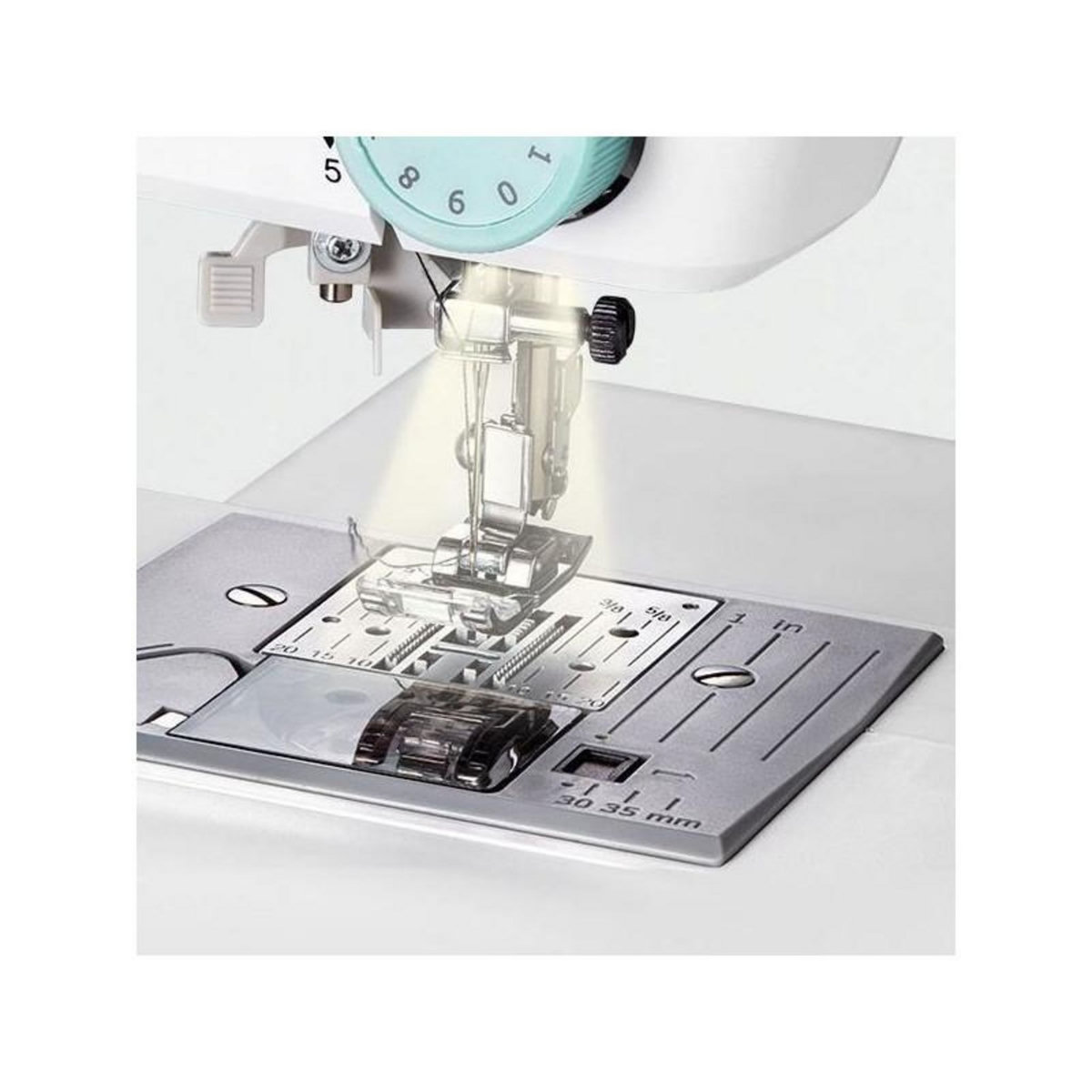 Medion Machine a Coudre Numérique - MEDION - SD 36 - 38W - 270 Points - 700 tr/min - LED - Turquoise