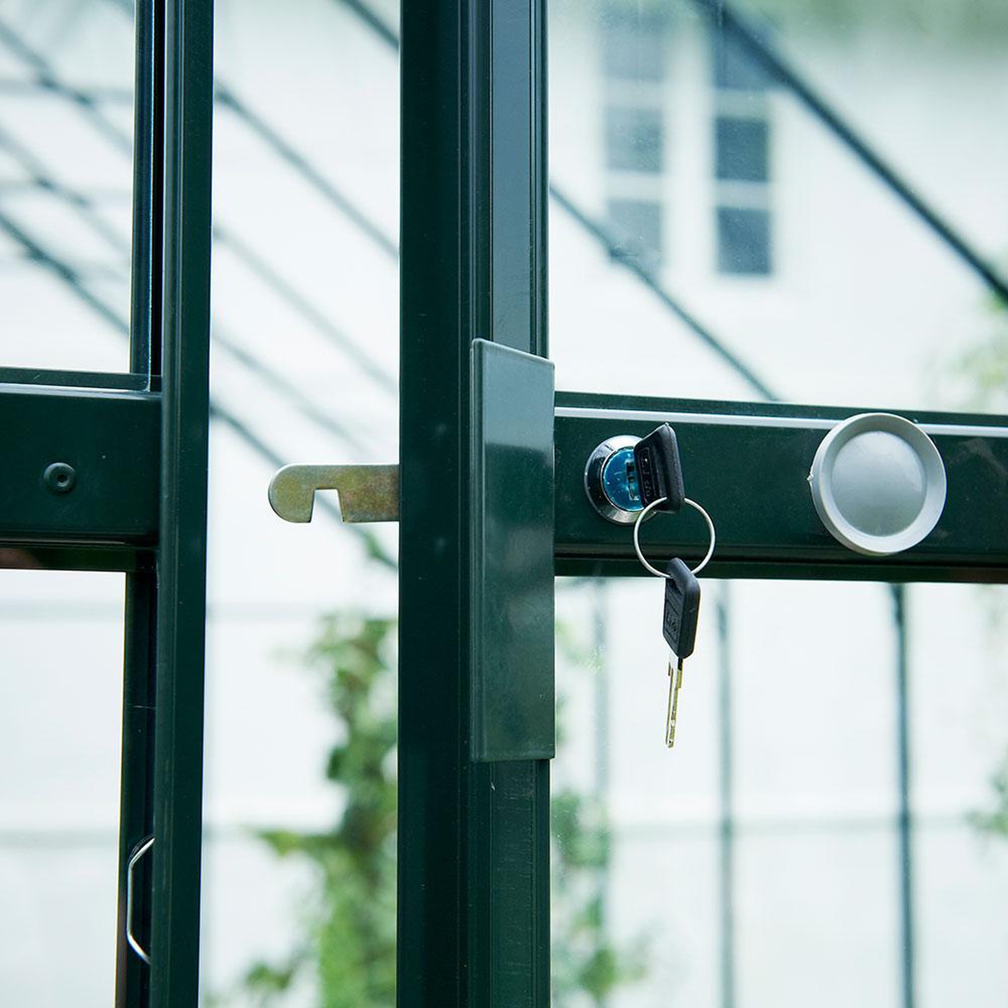 Voir la diapositive 3 : Halls Serre de jardin 8.3m² en aluminium et polycarbonate 6mm + embase - 70917 + SO1651