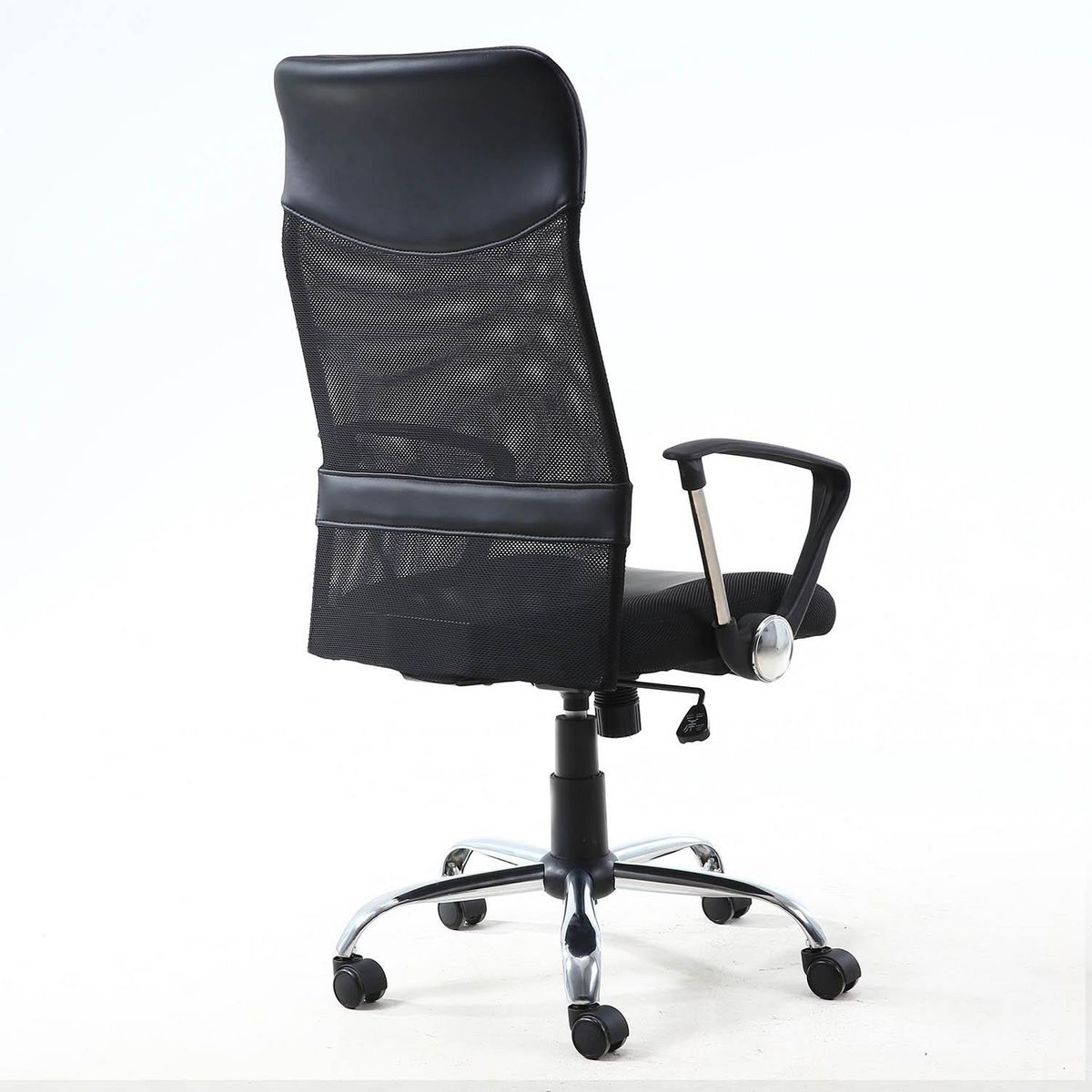 VS VENTA-STOCK Chaise de Bureau Campus relevable et Fauteuil inclinable en Simili Cuir Noir